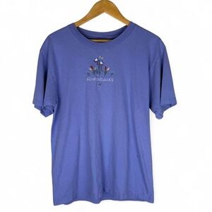 Adirondacks Embroidered Floral Tee